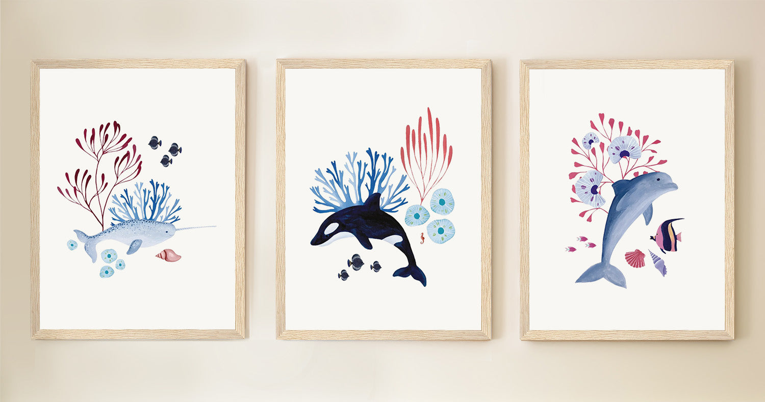 Deep Sea in Gouache